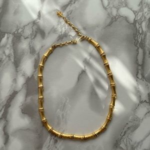 Gorgeous Bamboo Gold Necklace from Vendome 🎍